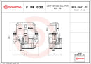 Brembo F BR 030 LCV brake calipers for commercial vehicles - FBR030