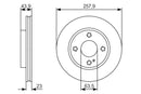 Bosch Brake Disc Pair Part No - 0986479S38