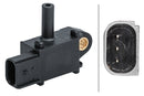 HELLA 6PP 009 409-561 Sensor, exhaust pressure - 3-pin connector - Bolted