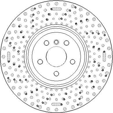 Disctech Brake Disc - Fits Bmw - ABD4061 - Rear Axle Left