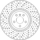 Disctech Brake Disc - Fits Bmw - ABD4061 - Rear Axle Left