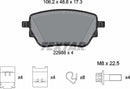 Textar Brake Pad Set - 2298601