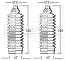 First Line Steering Gaiter Kit Part No -FSG3001