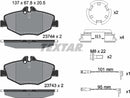 Textar Brake Pad Set - 2374303