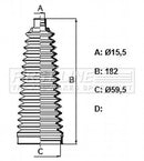 First Line Steering Gaiter Kit Part No -FSG3438