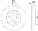 Mintex Brake Discs fits -MercedesBenz V256:4 MDC852C (also fits other vehicles)