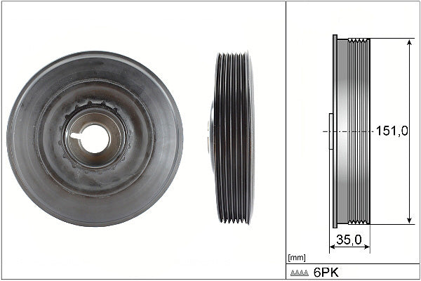INA Belt Pulley Crankshaft Part No - 544009010