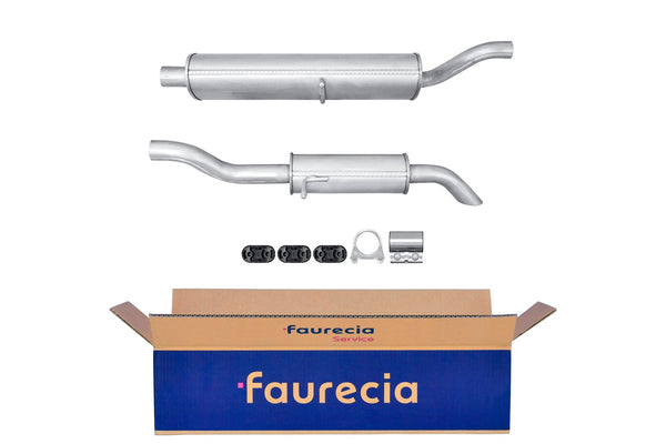 FAURECIA 8LD 366 035-141 Rear Muffler - Easy2Fit® Kit - fits SEAT TERRA