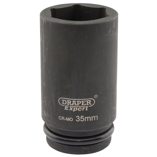 Expert HI-TORQ 6 Point Deep Impact Socket, 3/4" Sq Dr, 35mm