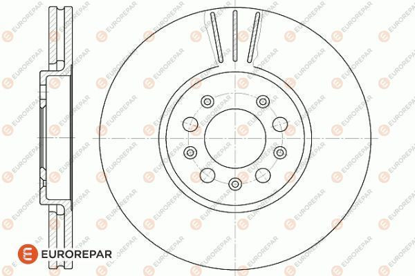 Eurorepar Brake Disc - 1618882980