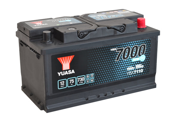 Yuasa YBX7110 EFB Start Stop Plus Battery - 3 Year Warranty