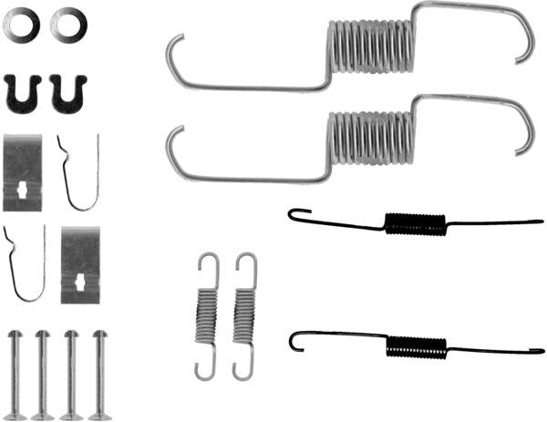 Textar Brake Shoe Fitting Kit - 97013600