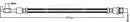 Borg & Beck Brake Hose Part No -BBH8583