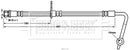 Borg & Beck Brake Hose Part No -BBH7716