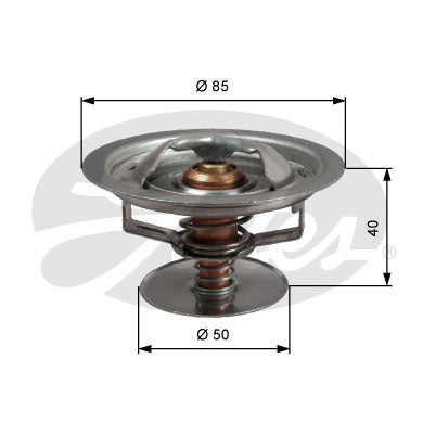 Gates Thermostat, coolant - TH51583G1