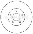 Borg & Beck Brake Disc Pair Part No -BBD4821