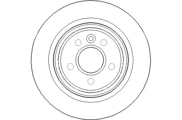 Disctech Brake Disc - Fits Lexus, Volvo - ABD2332 - Rear Axle
