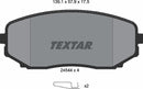 Textar Brake Pad Set - 2454401
