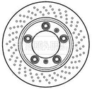 Borg & Beck Brake Disc Single Part No -BBD6002S