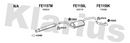 Klarius FE1157M - Box With Front Pipe  - Fits Ford C-Max II 1.6Ti