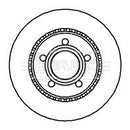 Borg & Beck Brake Disc (Pair)  - BBD4972