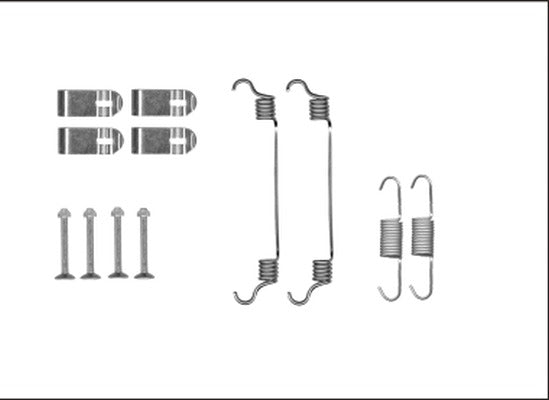 Textar Brake Shoe Fitting Kit - 97042900