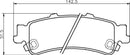 Mintex Brake Pad Set fits -Cadillac MDB2316 (also fits other vehicles)
