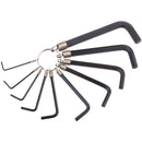 Draper AF HEX Key Set ON Ring 10pc - 33657