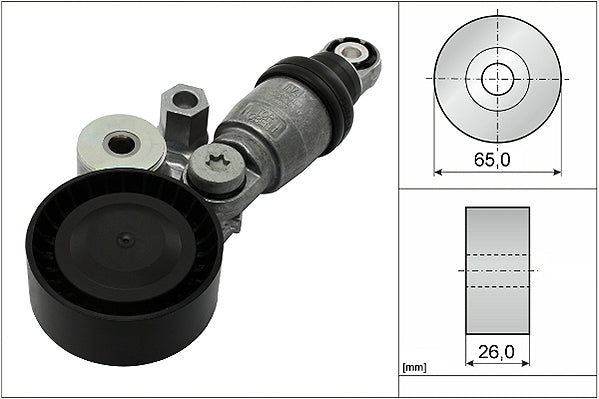 INA Tensioner Lever - V-Ribbed Belt - Part No - 534034210