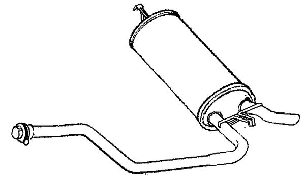 Klarius MZ225M - Box With Tail Pipe