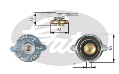 Gates Radiator Cap - RC118