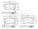 Borg & Beck Front Brake Pad Set -BBP2651