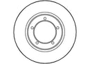 Disctech Brake Disc - Fits Daihatsu - ABD3473 - Front Axle