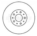 Borg & Beck Brake Disc Pair Part No -BBD4346