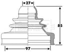 Borg & Beck Cv Joint Boot Kit Part No -BCB6286