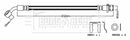 Borg & Beck Brake Hose Part No -BBH7756