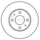 Borg & Beck Brake Disc Pair Part No -BBD4336