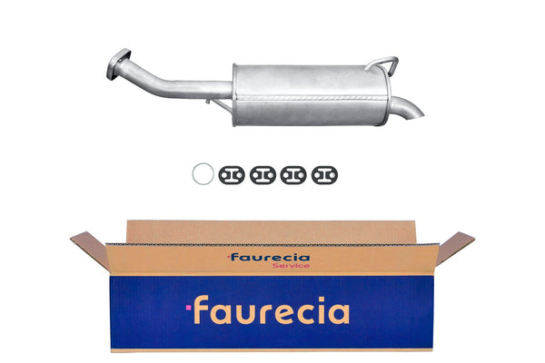 FAURECIA 8LD 366 034-431 Rear Muffler - Easy2Fit® Kit - fits RENAULT THALIA II