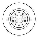 Borg & Beck Brake Disc Pair Part No -BBD5051