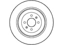 Disctech Brake Disc - Fits Honda, Mg - ABD2801 - Front Axle
