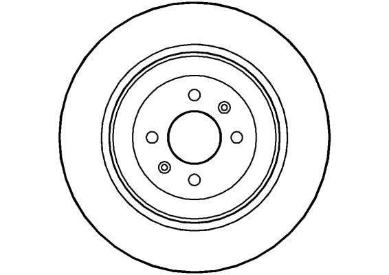Disctech Brake Disc - Fits Honda, Mg - ABD2801 - Front Axle