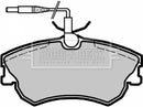 Borg & Beck Brake Pad Set - BBP1675