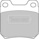 Borg & Beck Brake Pad Set - BBP1605