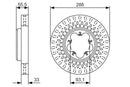 Bosch Brake Disc > Single Bd2121 Part No - 0986479A49