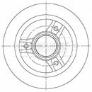 Borg & Beck Brake Disc Single Part No -BBD5475S