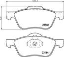 Mintex Brake Pad Set fits -Nissan MDB2582 (also fits other vehicles)