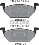 Audi Seat Skoda Streetscooter VW, Brake Pad Set - Textar 2313001