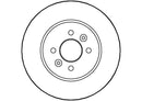 Disctech Brake Disc - Fits Renault - ABD2941 - Rear Axle