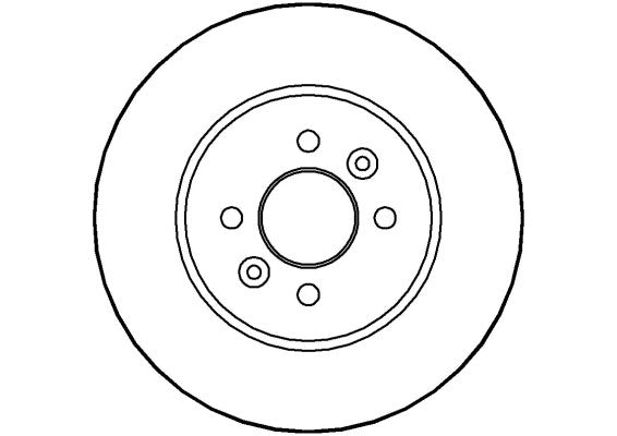 Disctech Brake Disc - Fits Renault - ABD2941 - Rear Axle