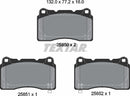 Textar Brake Pad Set - 2585001